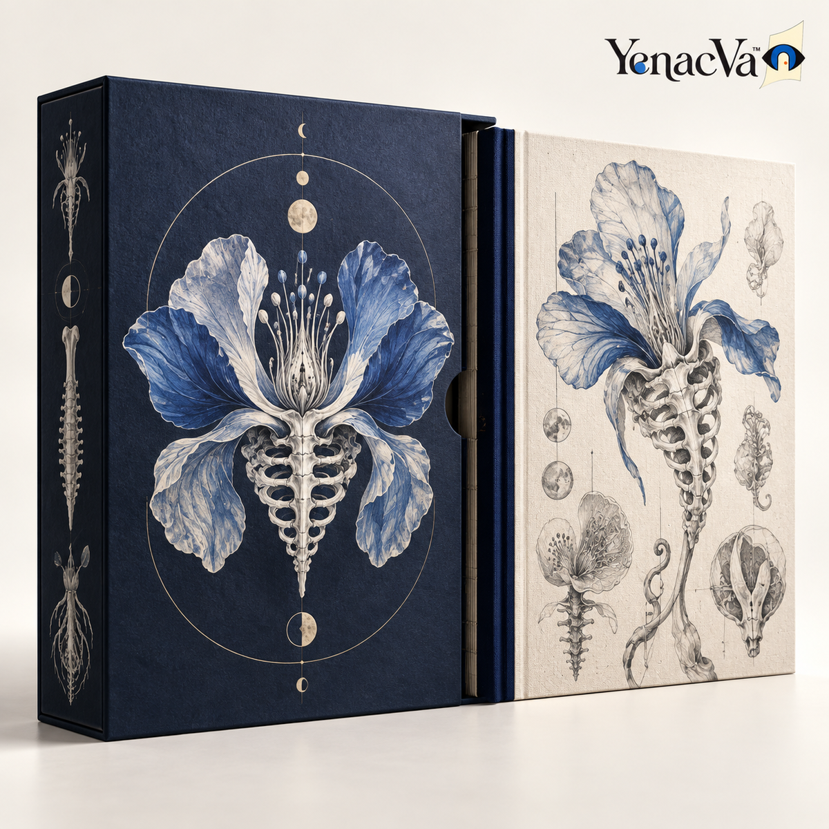 YenacVa Anatomical Botanical Art Book Set