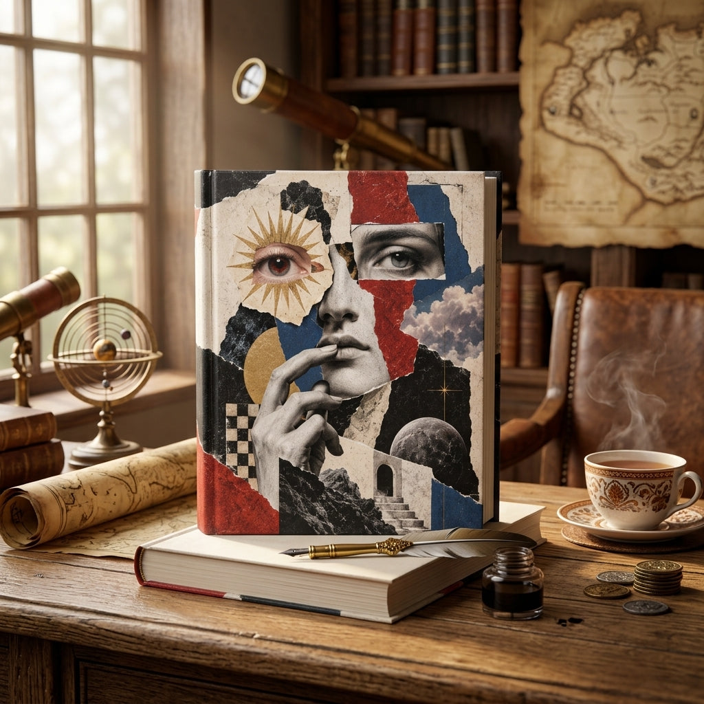 YenacVa Fragmented Vision Collage Art Book