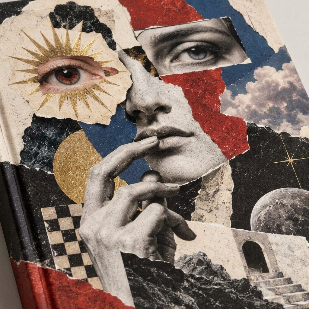 YenacVa Fragmented Vision Collage Art Book