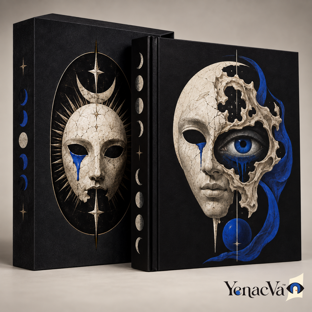 YenacVa Blue Eye Mask Collector Art Book Set