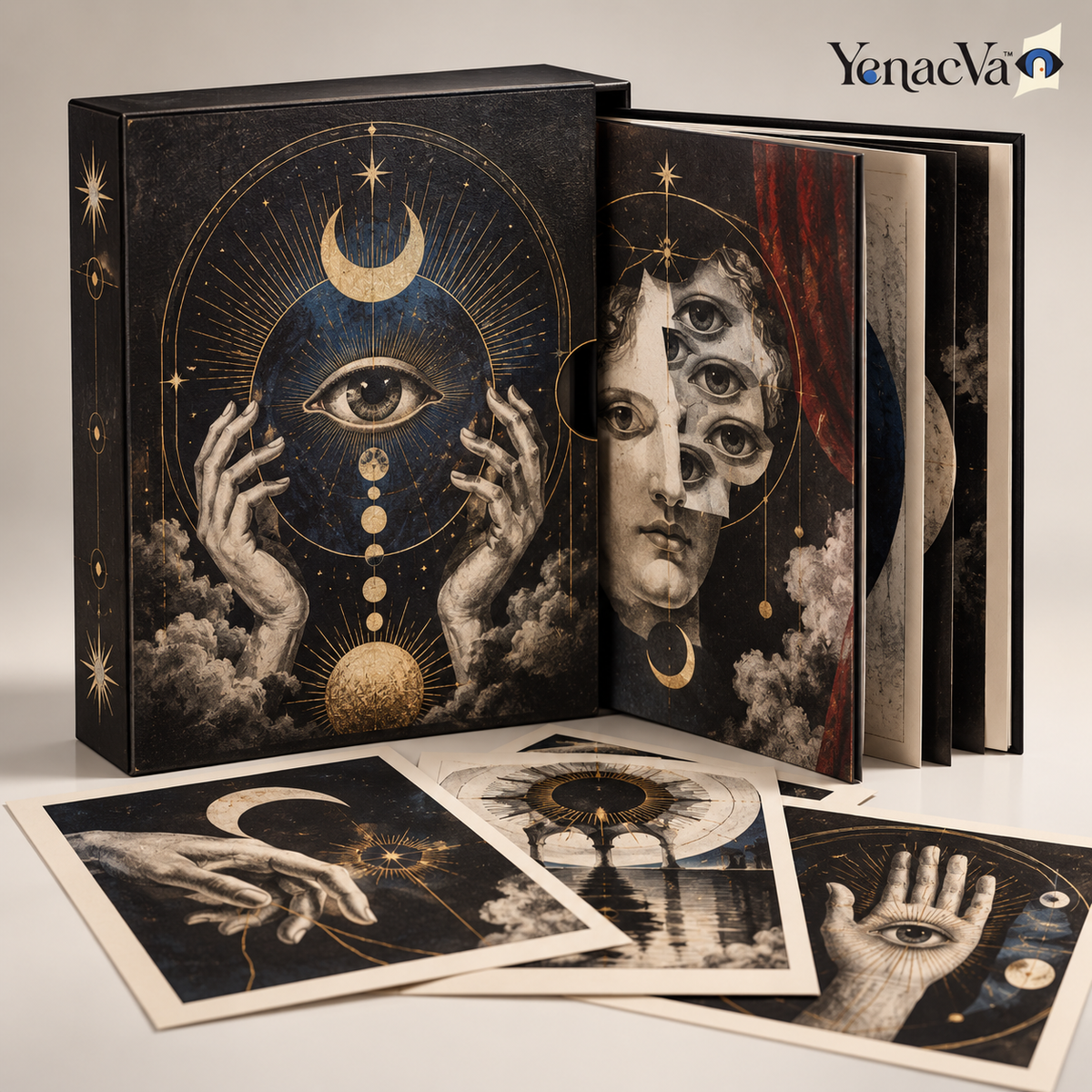 YenacVa Celestial Dream Ritual Art Portfolio Set